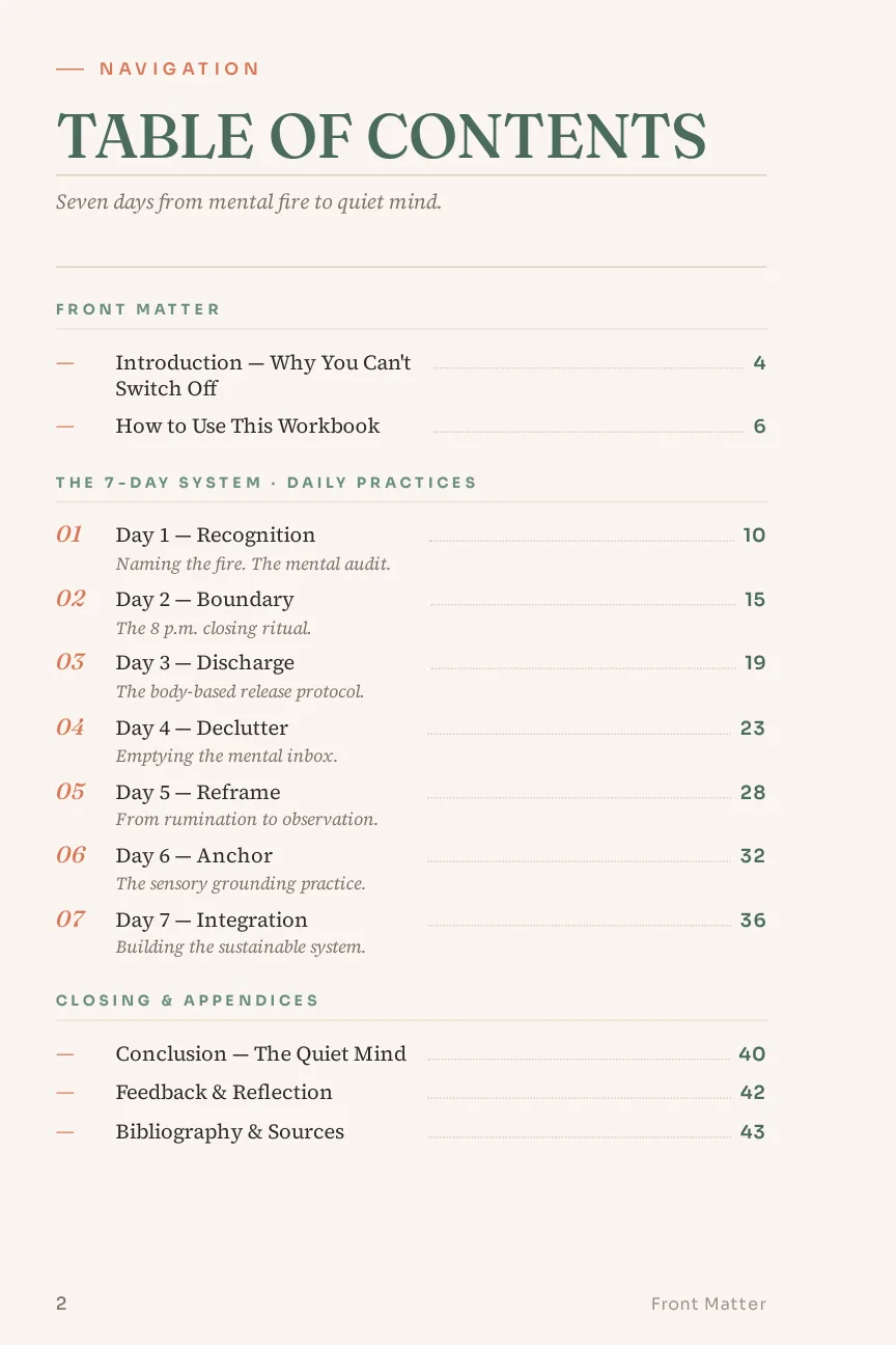 From the guide — at a glance