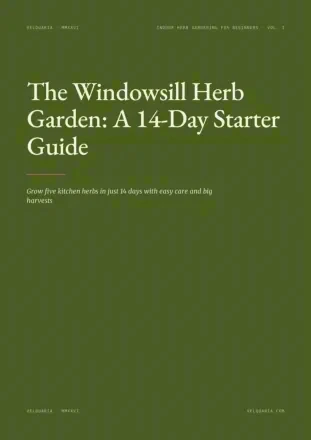 The Windowsill Herb Garden: cover