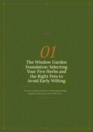 The Windowsill Herb Garden: chapter 1 opener