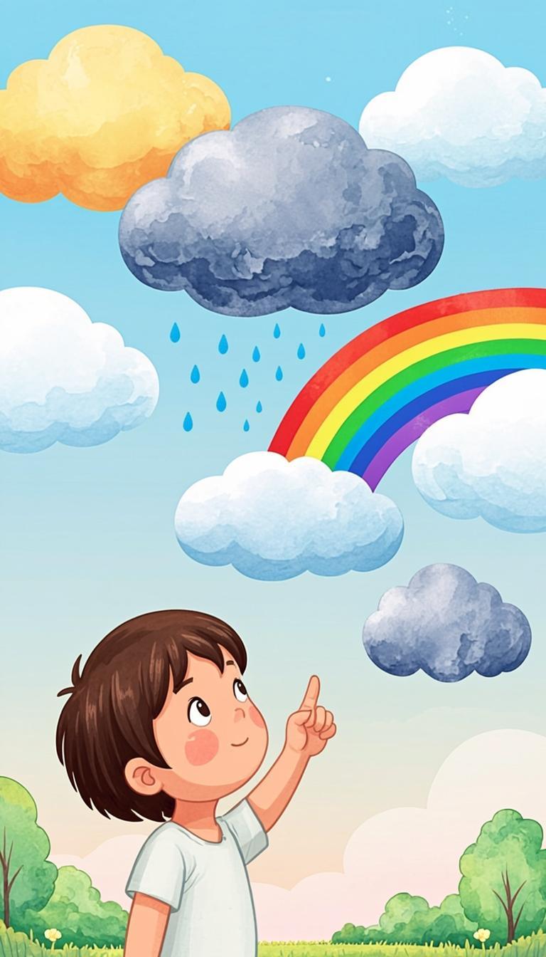 Copertina di The Weather of Feelings, storybook di Velquaria.